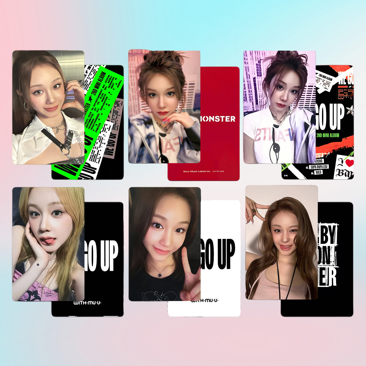 Babymonster We Go Up Photocard Photocard Set - Kpop Merchandise View 11