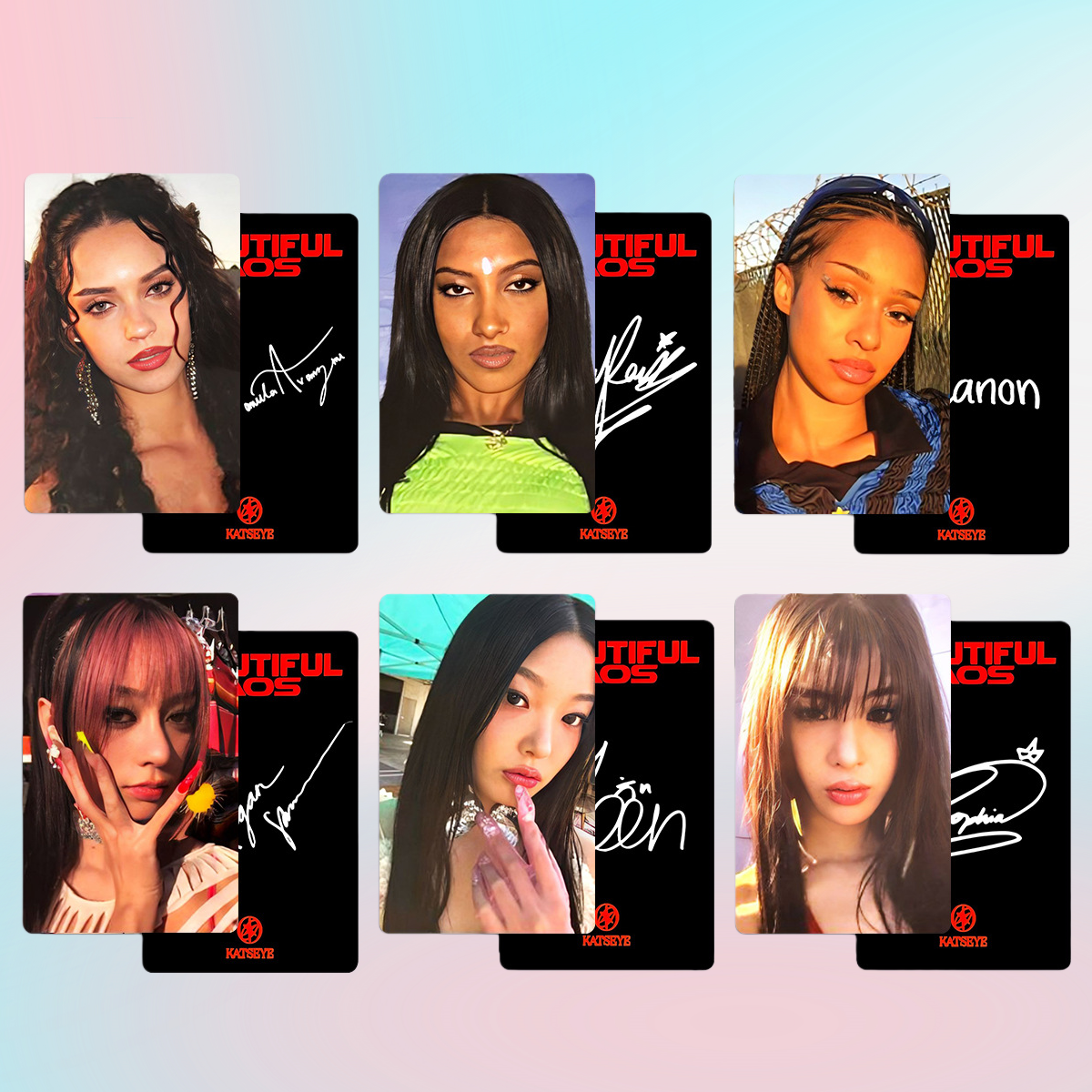 KATSEYE Beautiful Chaos Photocard - Kpop Merchandise View 14