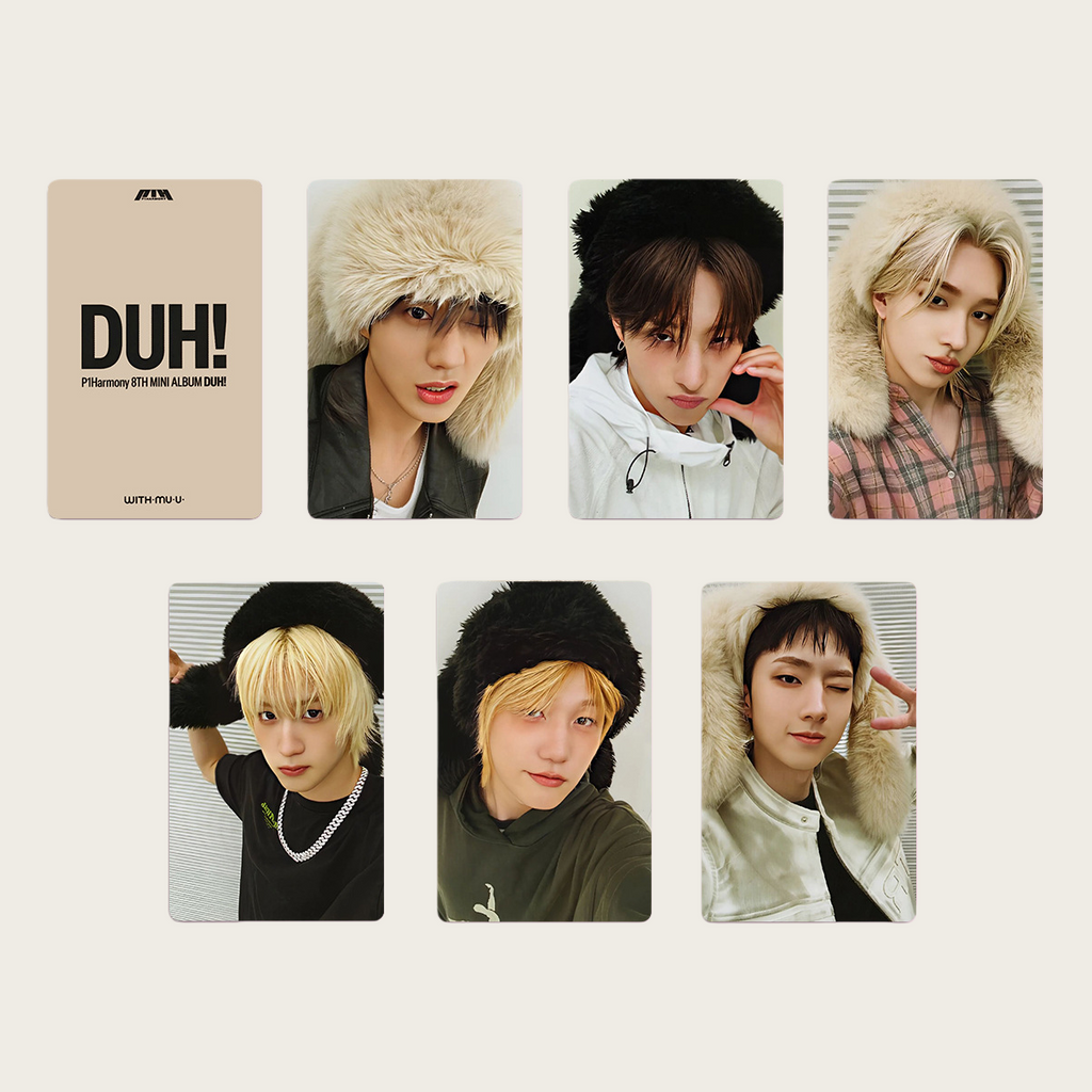 P1Harmony DUH K4 WVS Photocard - Kpop Merchandise View 11
