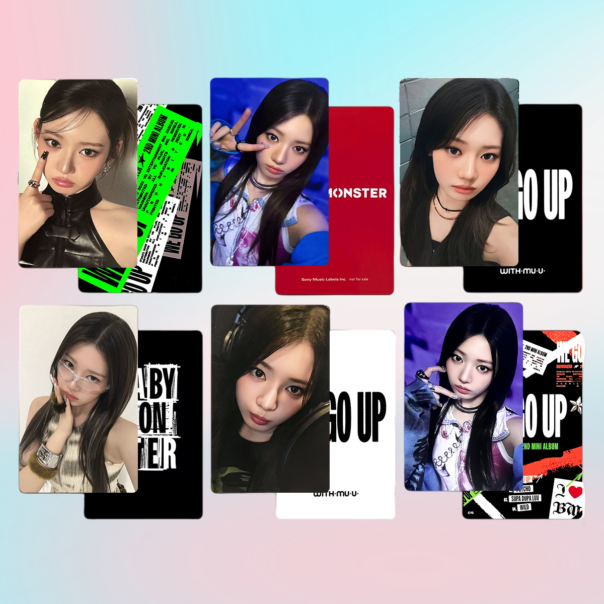 Babymonster We Go Up Photocard Photocard Set - Kpop Merchandise View 13
