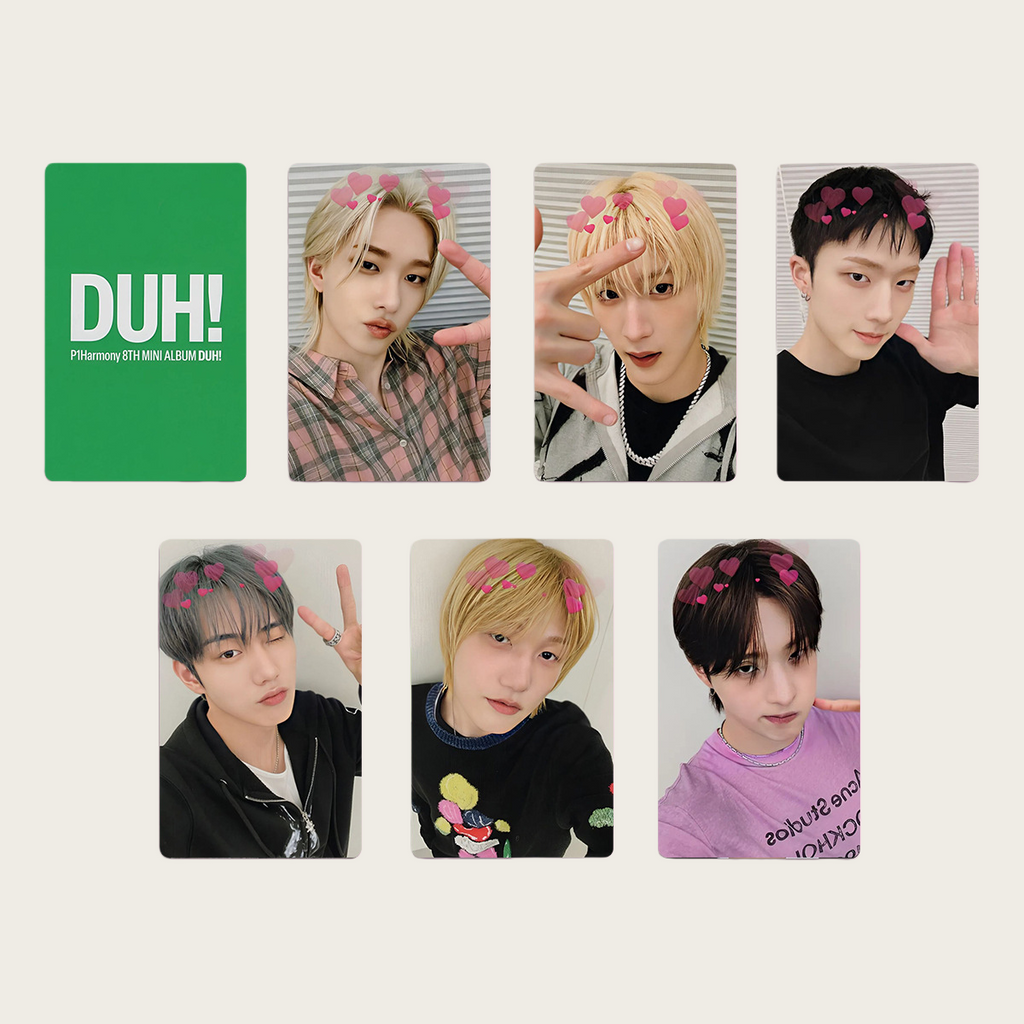 P1Harmony DUH K4 WVS Photocard - Kpop Merchandise View 12