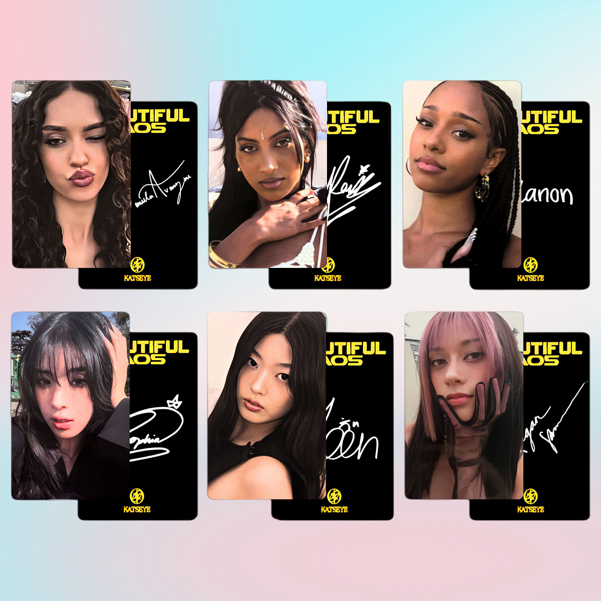 KATSEYE Beautiful Chaos Photocard - Kpop Merchandise View 18