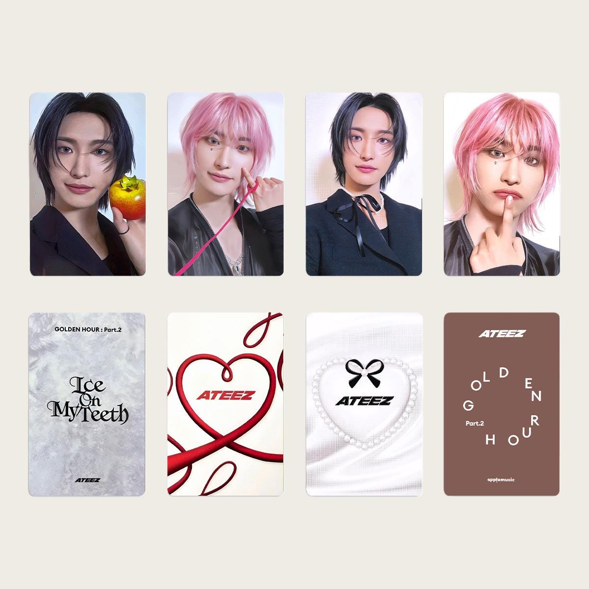 Ateez Golden Hour Part.2 Photocard Set - Kpop Merchandise View 4
