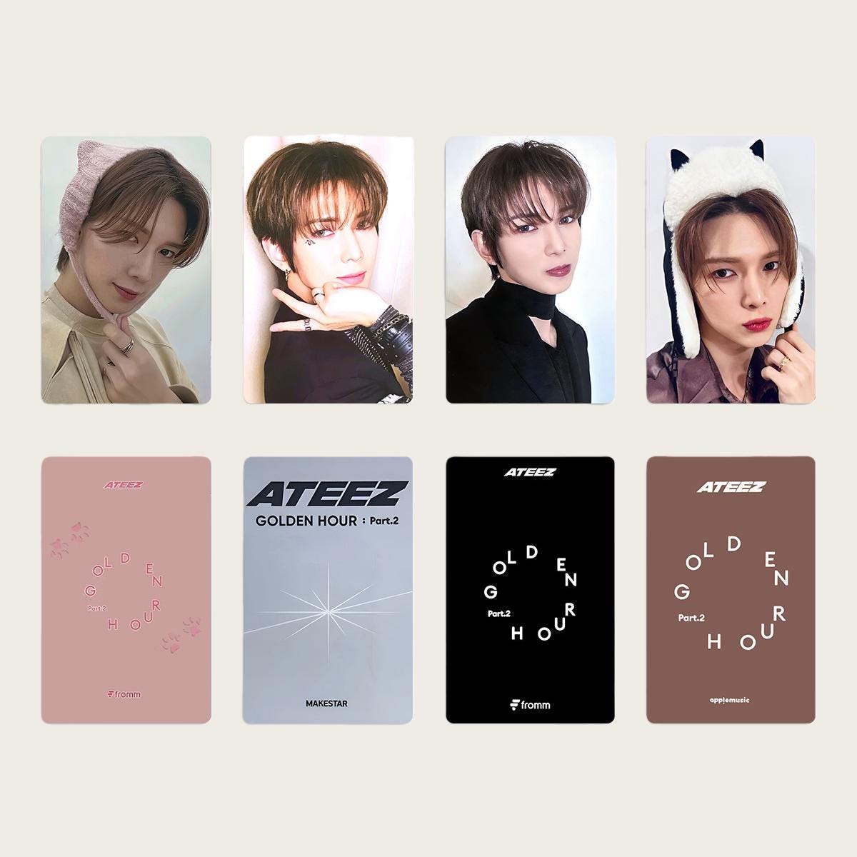 Ateez Golden Hour Part.2 Photocard Set - Kpop Merchandise View 6