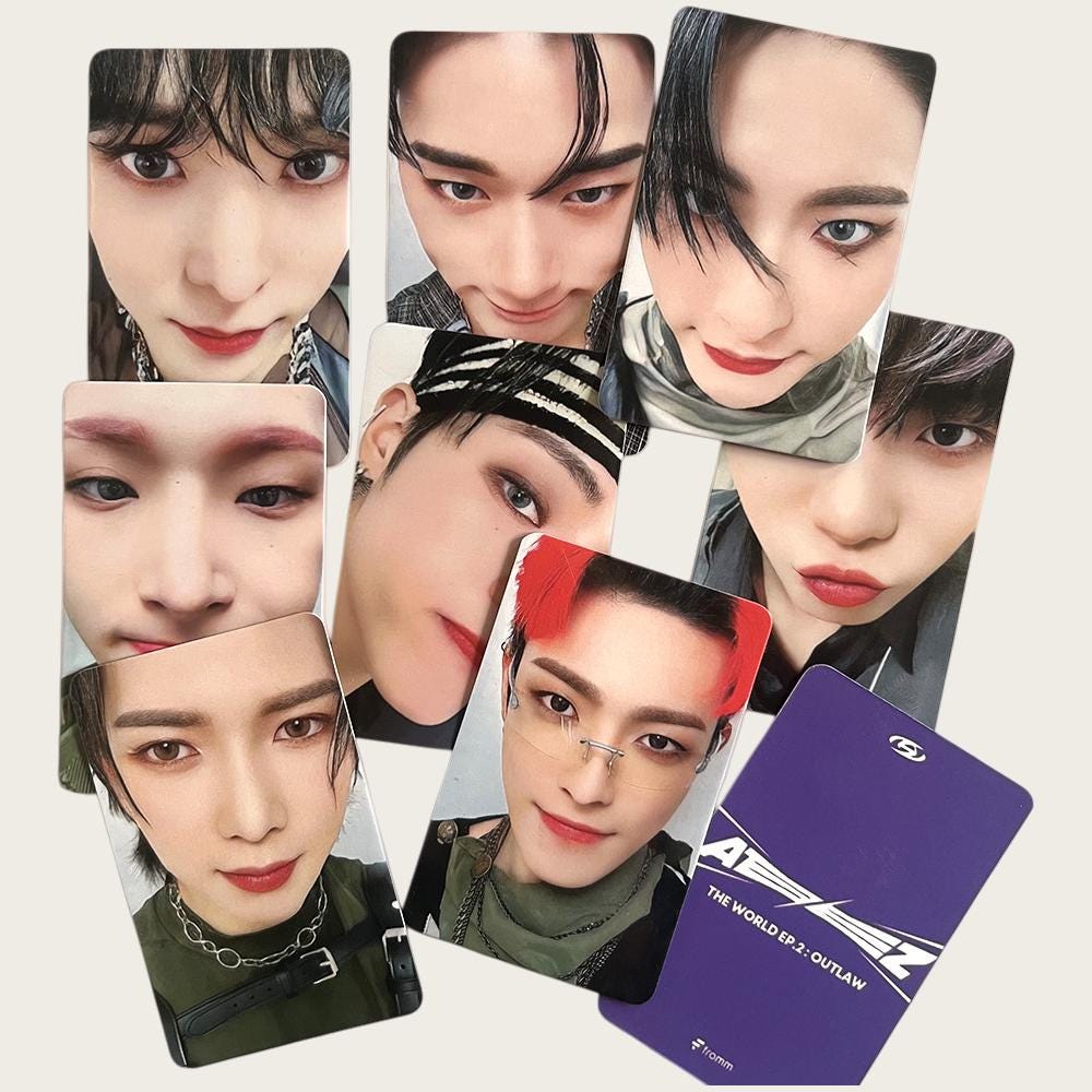 Ateez The World EP.2 Outlaw Makestar Photocard Set - Kpop Merchandise View 3