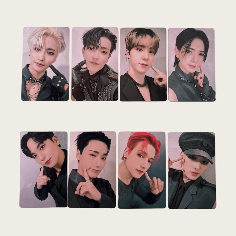 Ateez Limited Spin Off Photocard Set - Kpop Merchandise View 4