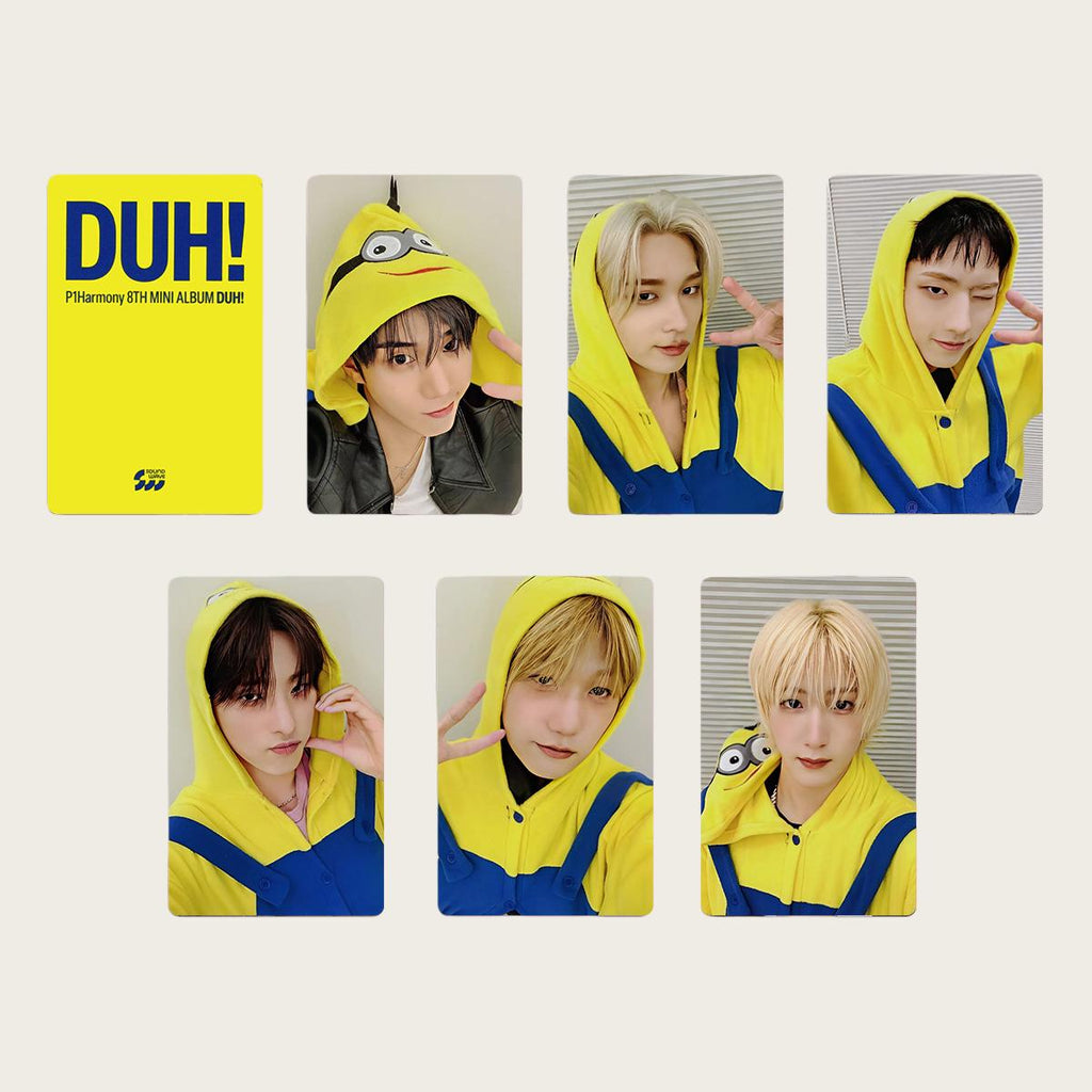 P1Harmony DUH K4 WVS Photocard - Kpop Merchandise View 4