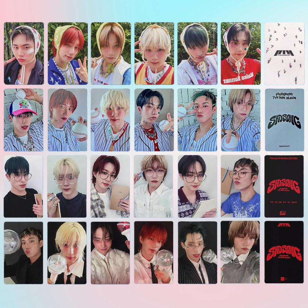 P1Harmony Sad Song FNC Photocard - Kpop Merchandise View 1