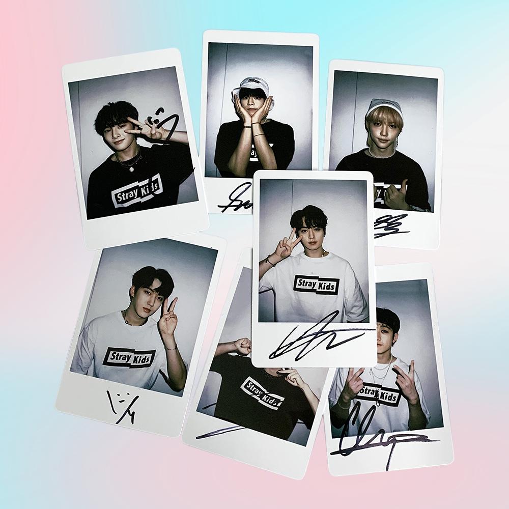 Stray Kids Signed Polaroid Lomo Photocard - Kpop Merchandise View 3