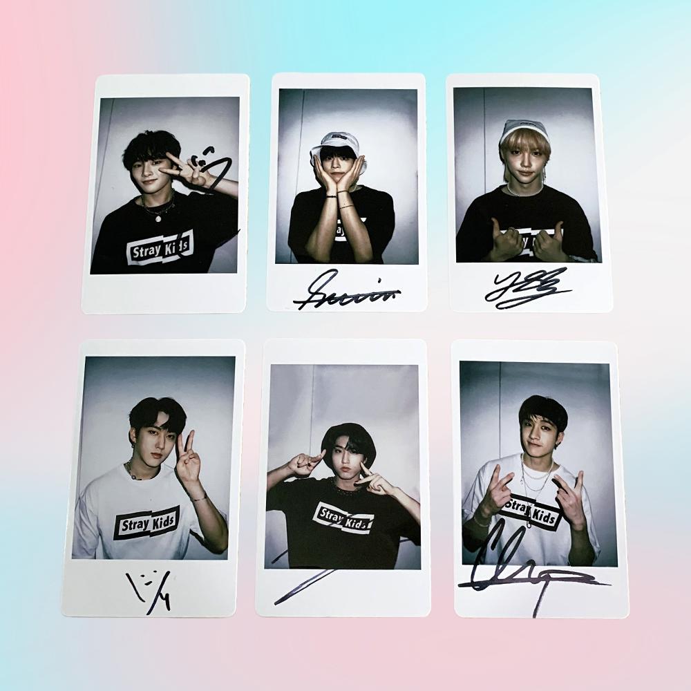 Stray Kids Signed Polaroid Lomo Photocard - Kpop Merchandise View 2