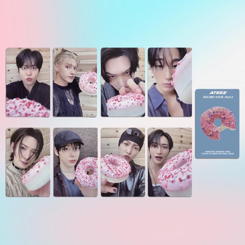 Ateez Golden Hour Part 3 Photocard Set - Kpop Merchandise View 5