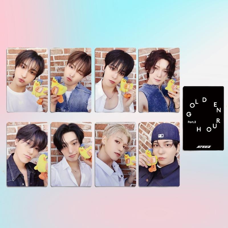 Ateez Golden Hour Part 3 Photocard Set - Kpop Merchandise View 6