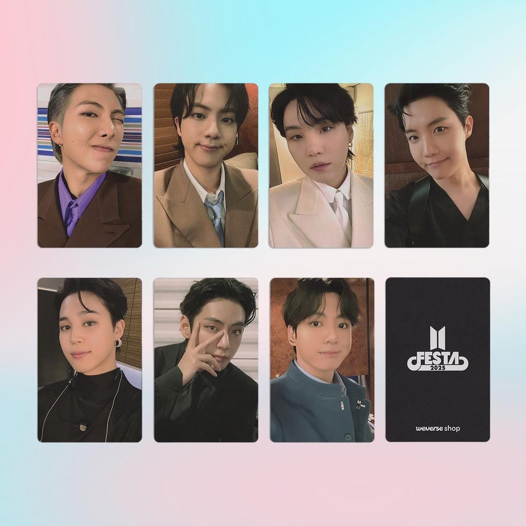 BTS 2025 Festa Photocard - Kpop Merchandise View 3