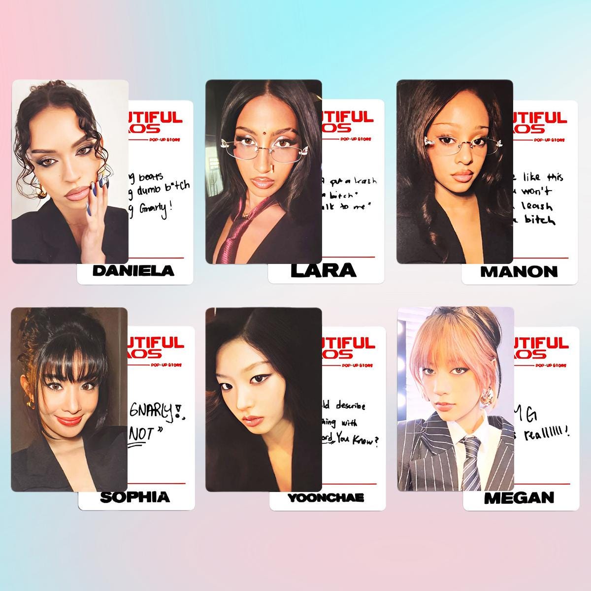 KATSEYE Beautiful Chaos Photocard - Kpop Merchandise View 7