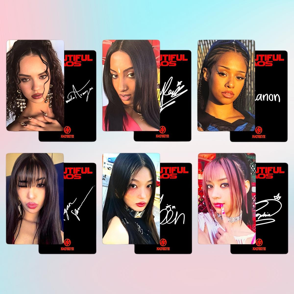 KATSEYE Beautiful Chaos Photocard - Kpop Merchandise View 6