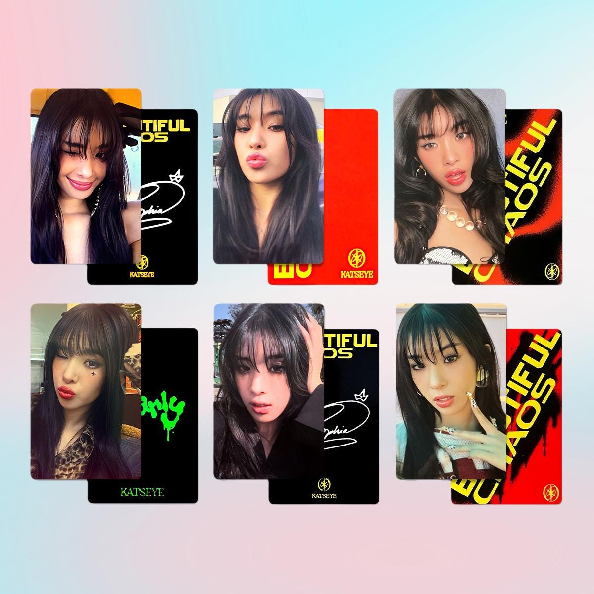 KATSEYE Beautiful Chaos Photocard - Kpop Merchandise View 6