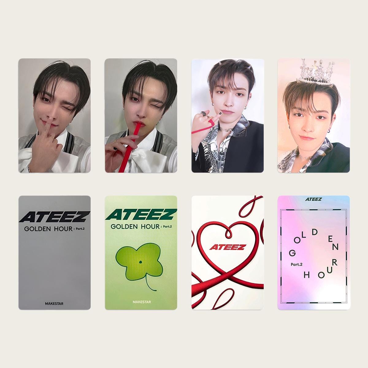 Ateez Golden Hour Part.2 Photocard Set - Kpop Merchandise View 5