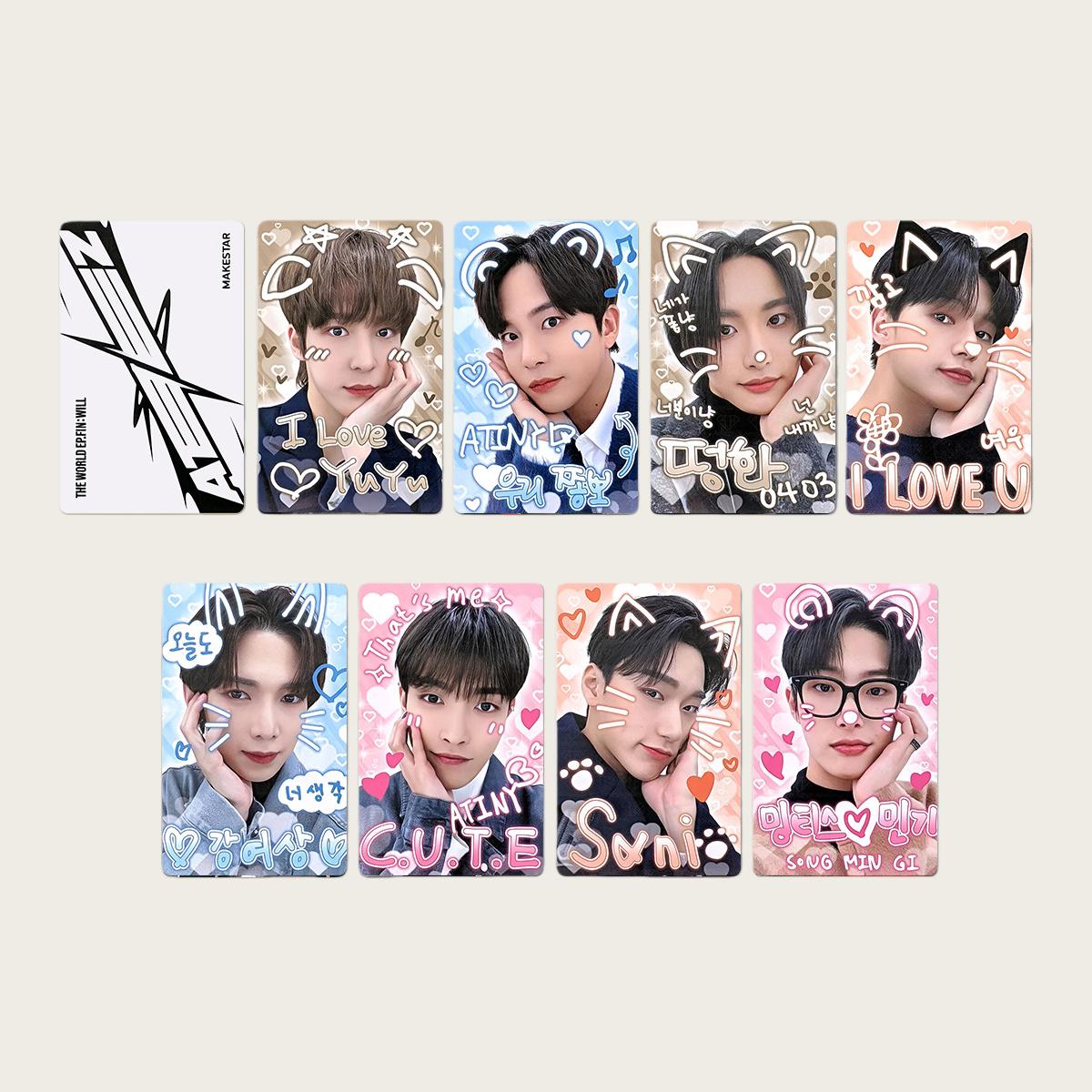 Ateez The World Fin Will Photocard Set - Kpop Merchandise View 3