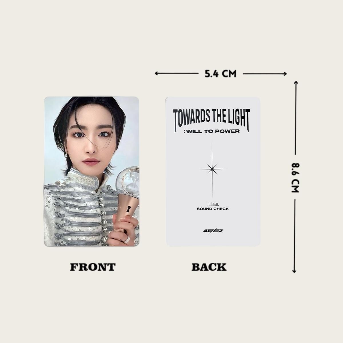 Ateez Towards the Light Will Photocard Set - Kpop Merchandise View 4
