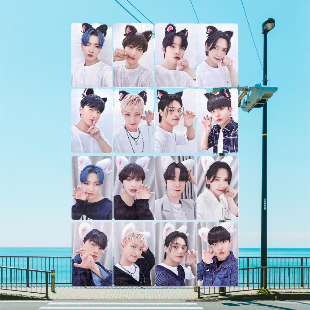 Ateez The World EP.2 Outlaw Makestar Photocard Set - Kpop Merchandise View 1