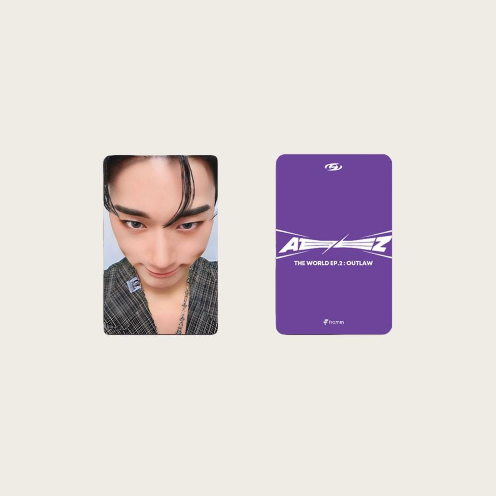 Ateez The World EP.2 Outlaw Makestar Photocard Set - Kpop Merchandise View 4