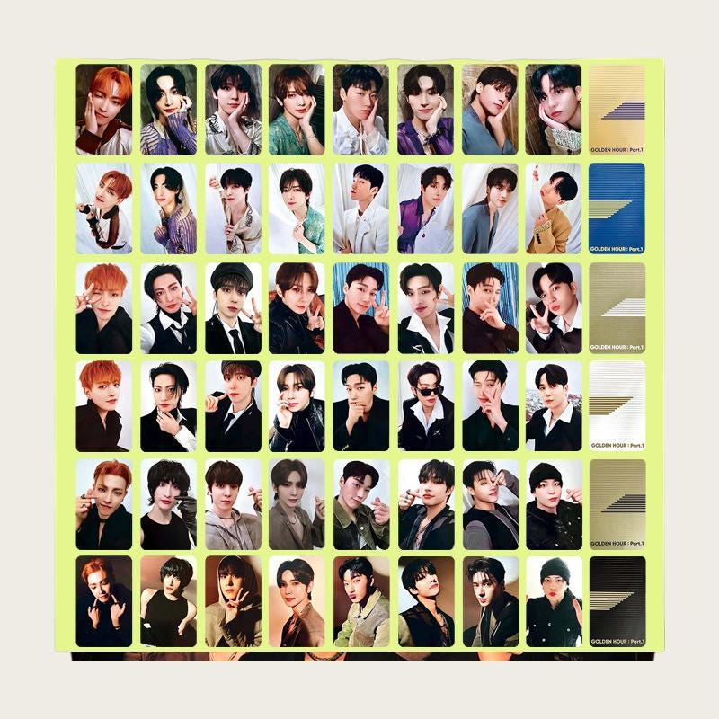 Ateez Golden Hour Part 1 Photocard Set - Kpop Merchandise View 1