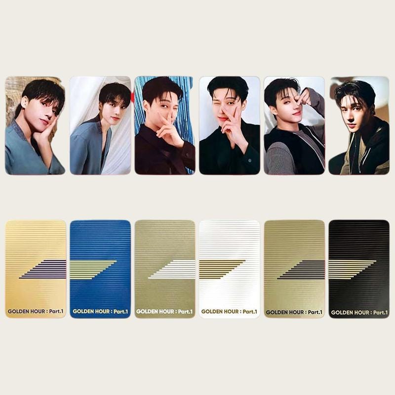Ateez Golden Hour Part 1 Photocard Set - Kpop Merchandise View 8