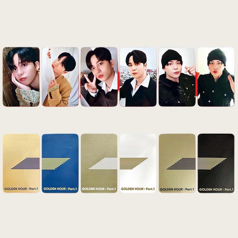 Ateez Golden Hour Part 1 Photocard Set - Kpop Merchandise View 9