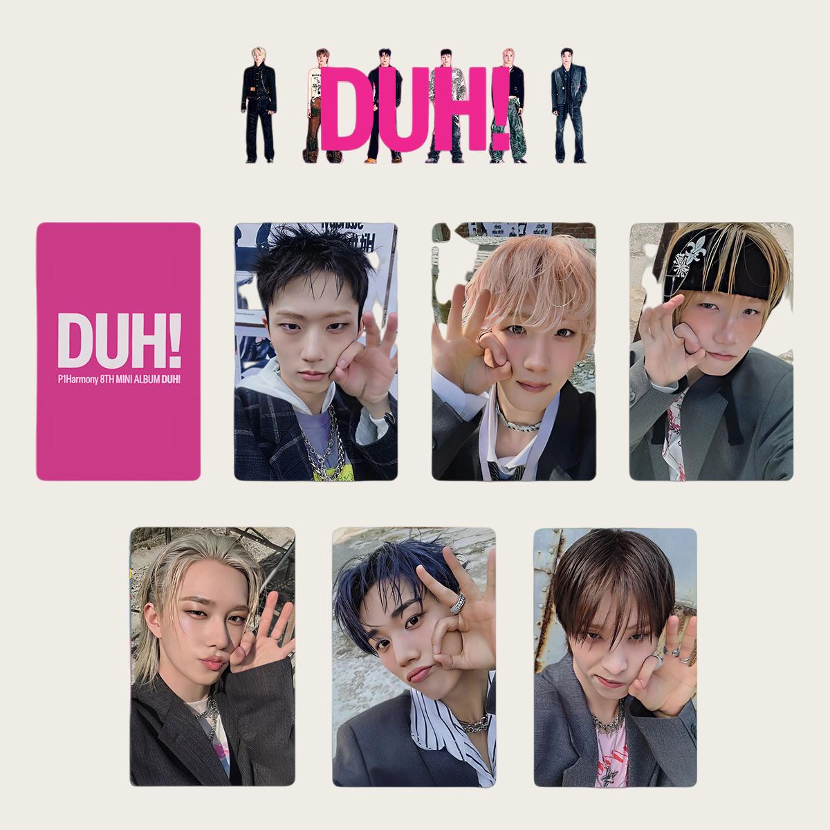 P1Harmony DUH K4 WVS Photocard - Kpop Merchandise View 2