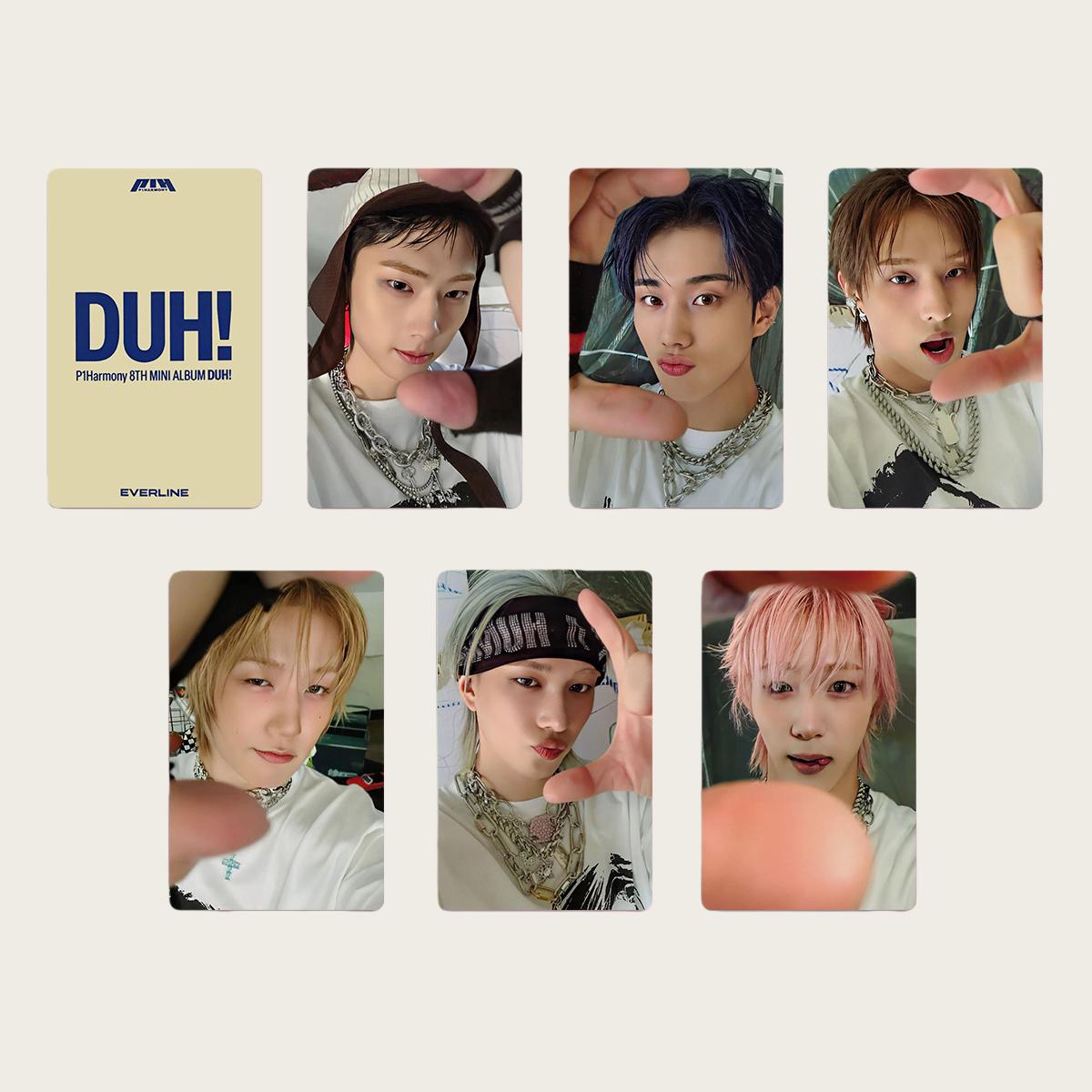 P1Harmony DUH K4 WVS Photocard - Kpop Merchandise View 10