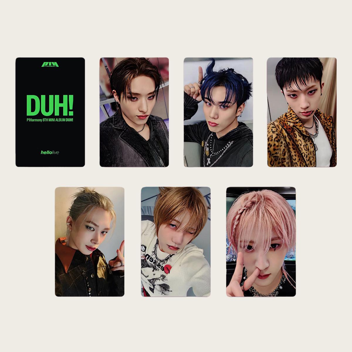 P1Harmony DUH K4 WVS Photocard - Kpop Merchandise View 8