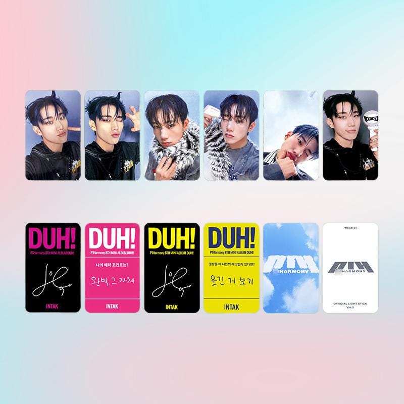 P1Harmony DUH Solo Photocard - Kpop Merchandise View 5