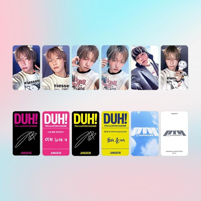 P1Harmony DUH Solo Photocard - Kpop Merchandise View 7