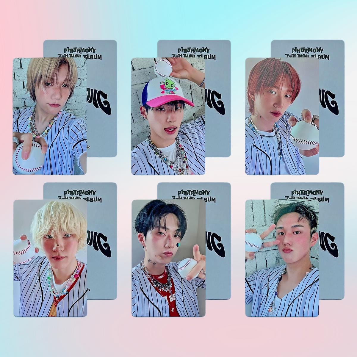 P1Harmony Sad Song FNC Photocard - Kpop Merchandise View 3