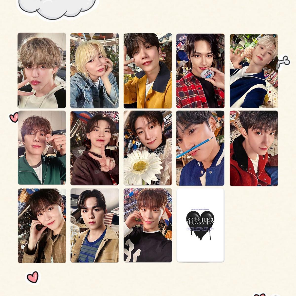 Seventeen Shohikigen Carat Photocard - Kpop Merchandise View 2