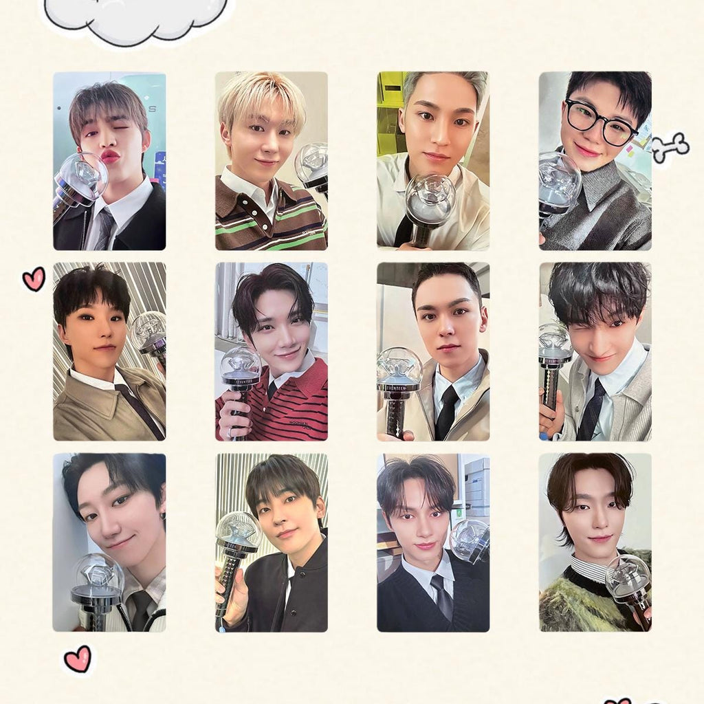 Seventeen 2025 Carat Land Potocards 12 PCS, S.Coups,... - Kpop Merchandise View 1