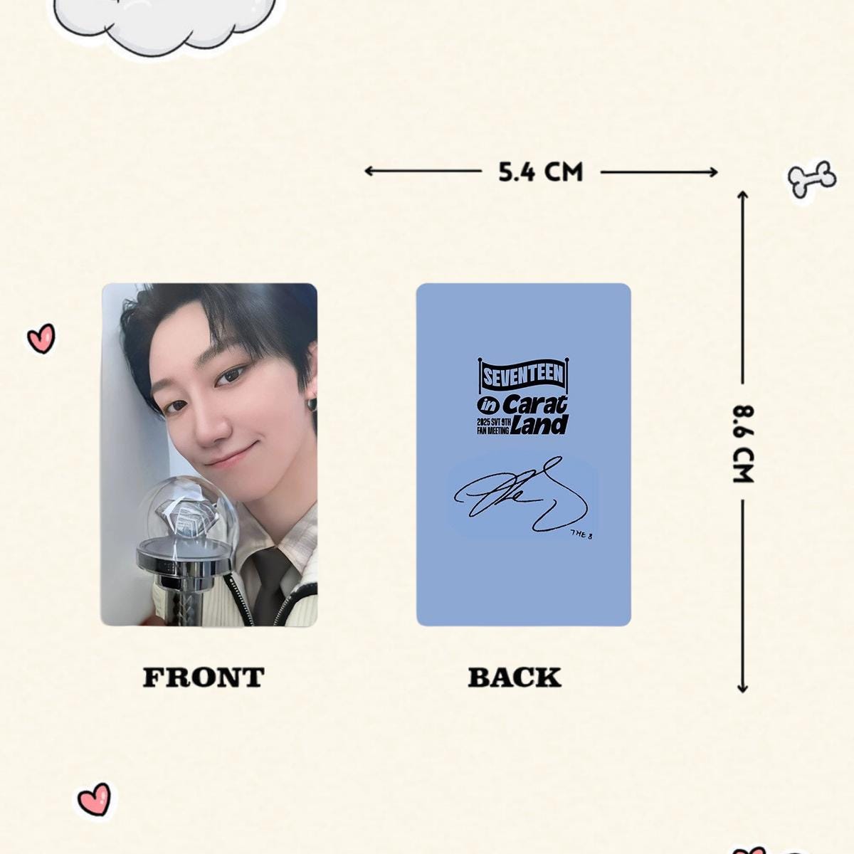 Seventeen 2025 Carat Land Potocards 12 PCS, S.Coups,... - Kpop Merchandise View 4