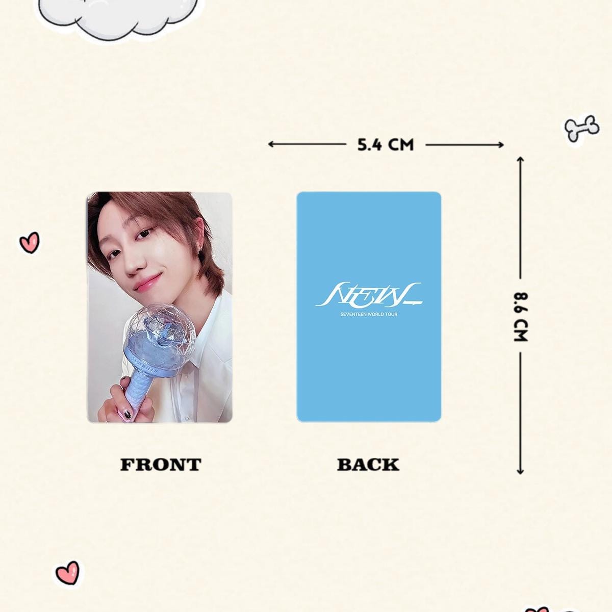 Seventeen Carat Zone Photocard - Kpop Merchandise View 4