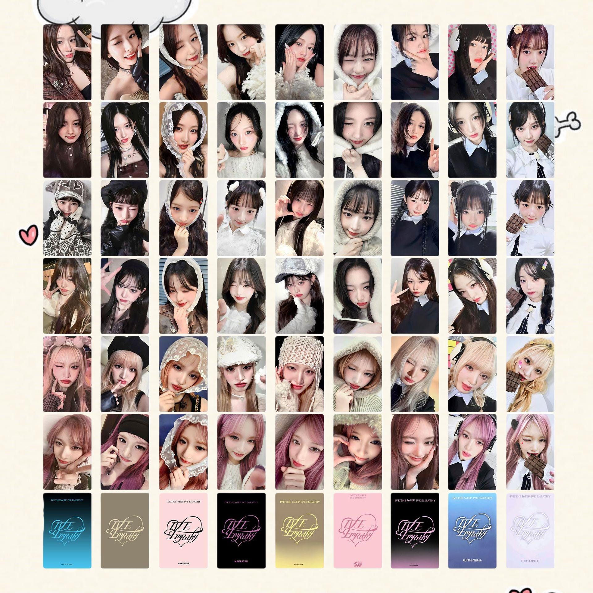 IVE the 3rd EP Empathy Photocard - Kpop Merchandise View 1