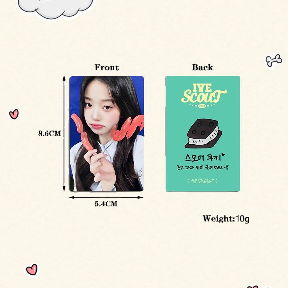 The 3rd Fan Concert IVE Scout Photocard - Kpop Merchandise View 9