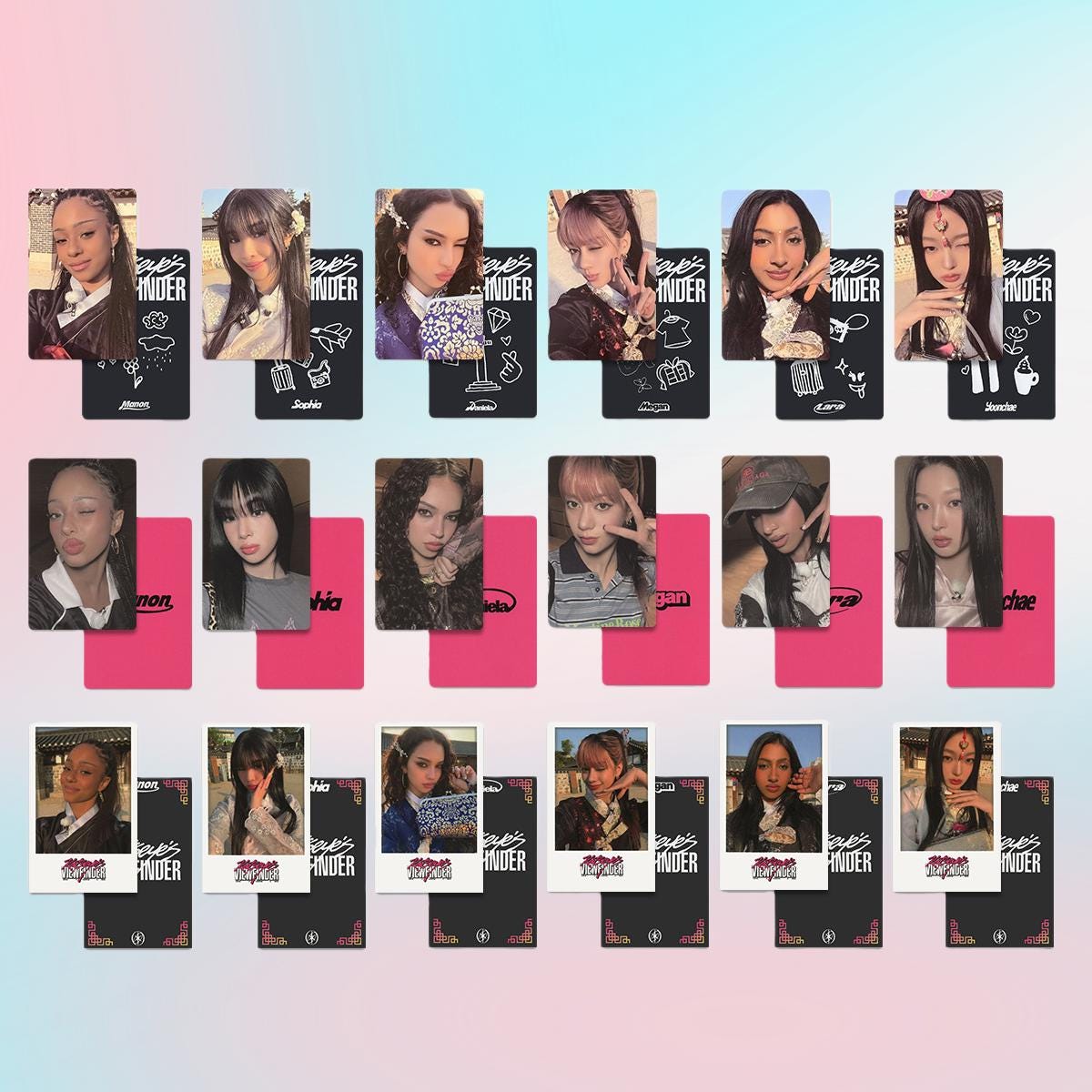 KATSEYE Viewfinder in Soul Photocard - Kpop Merchandise View 1