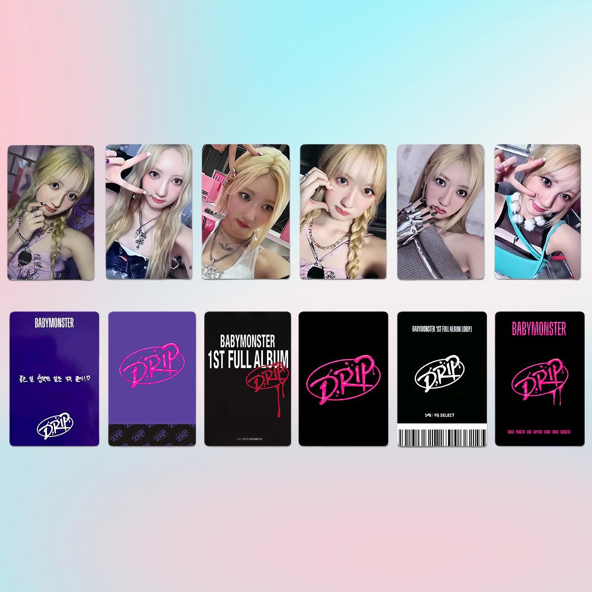Babymonster Drip Photocard Photocard Set - Kpop Merchandise View 6