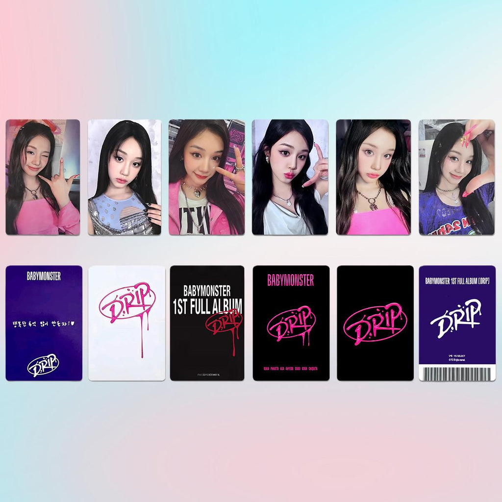 Babymonster Drip Photocard Photocard Set - Kpop Merchandise View 3