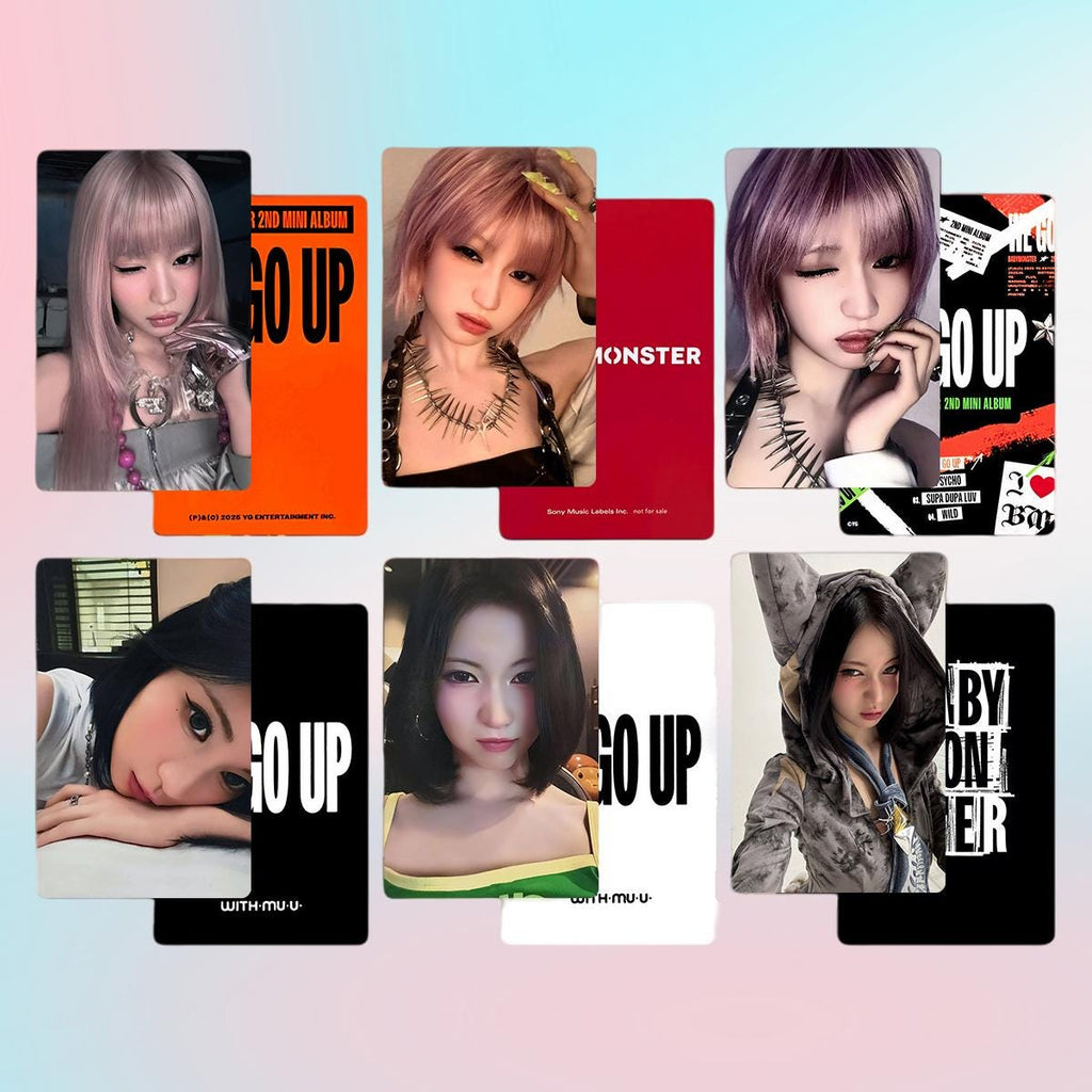 Babymonster We Go Up Photocard Photocard Set - Kpop Merchandise View 10