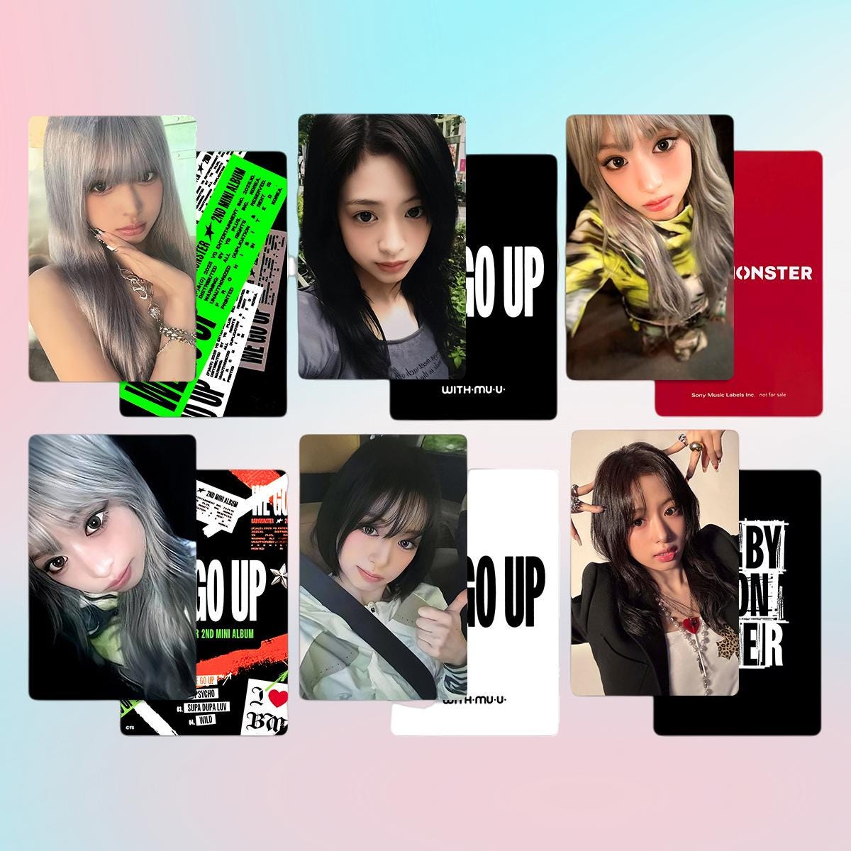 Babymonster We Go Up Photocard Photocard Set - Kpop Merchandise View 8