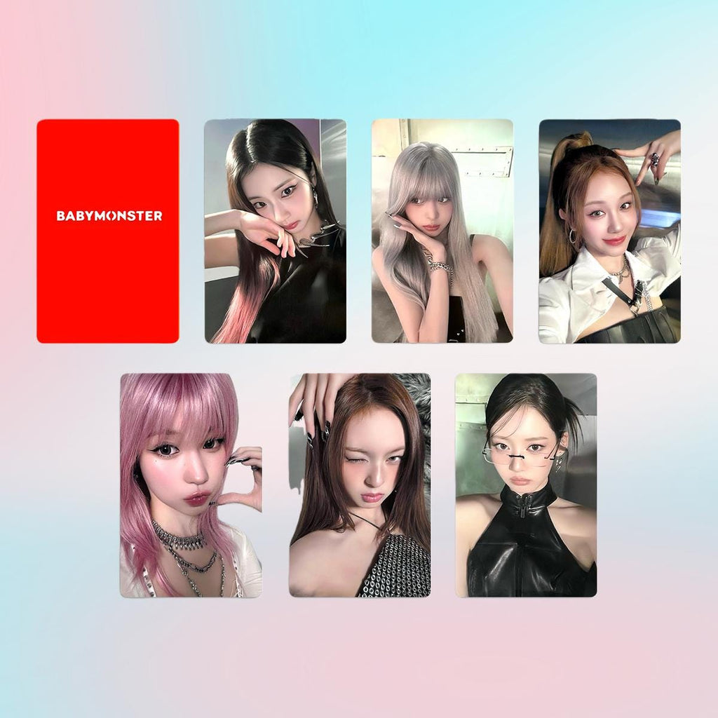 Babymonster We Go Up Photocard Photocard Set - Kpop Merchandise View 6