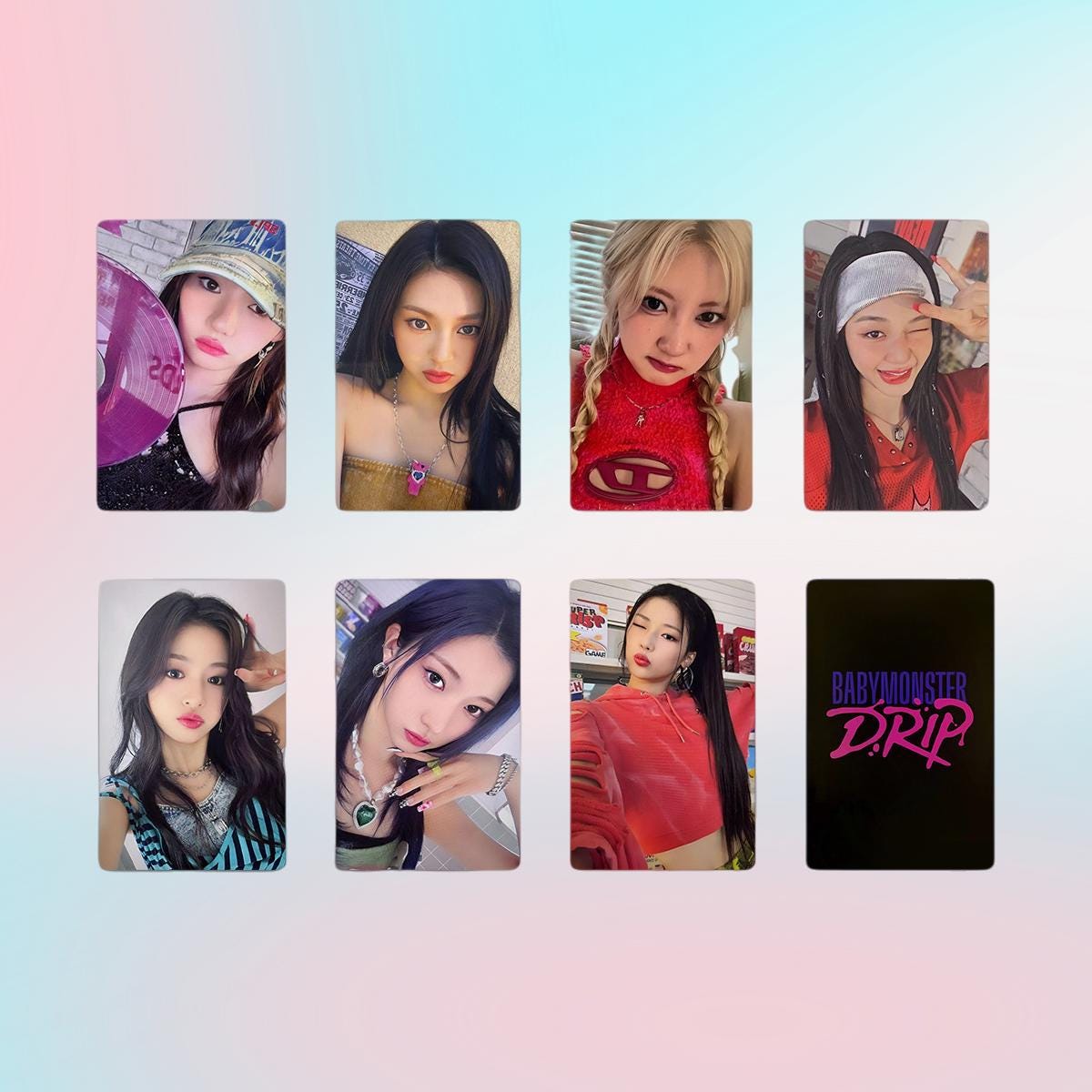 Babymonster Drip Photocard Photocard Set - Kpop Merchandise View 6
