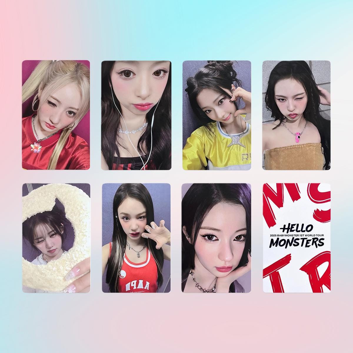 Babymonster Hello Monster Photocard Photocard Set - Kpop Merchandise View 3