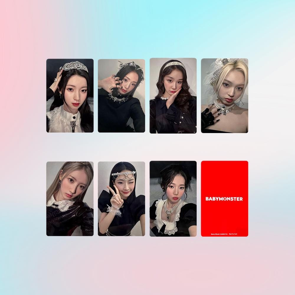 Babymonster Babymons7er Photocard Photocard Set - Kpop Merchandise View 8
