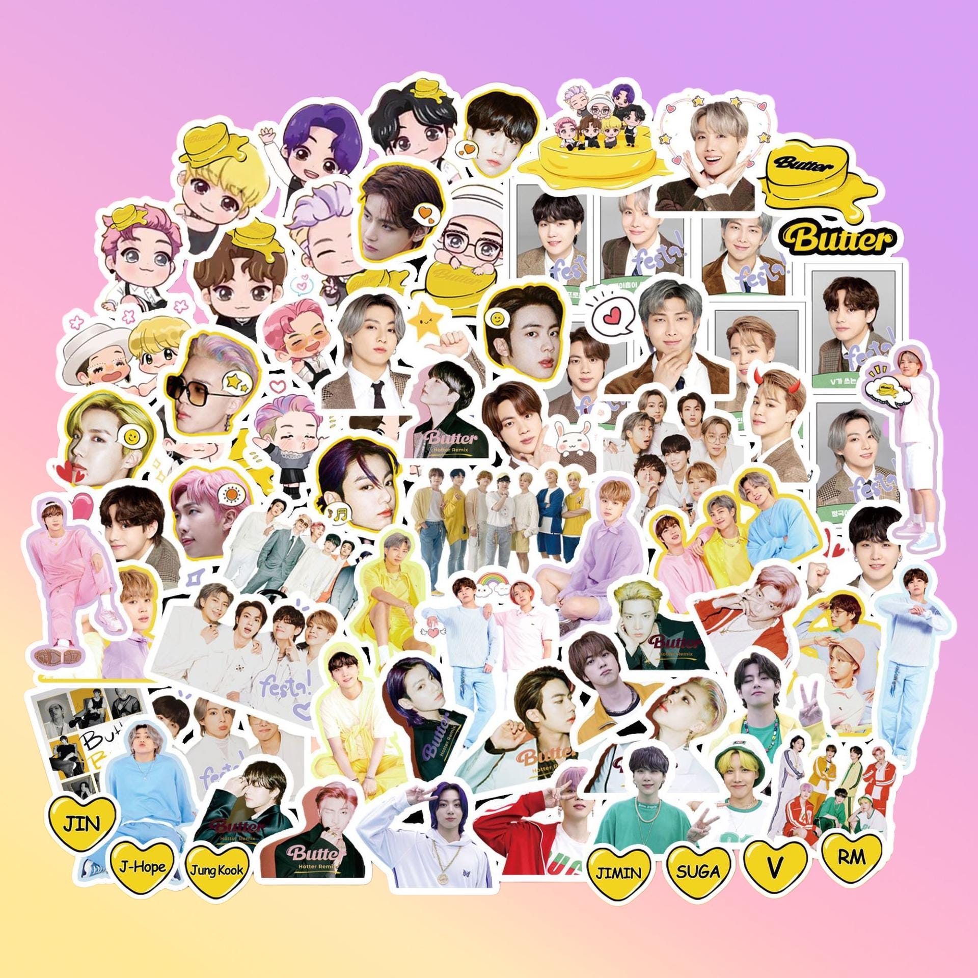 BTS Butter Sticker - Kpop Merchandise View 1